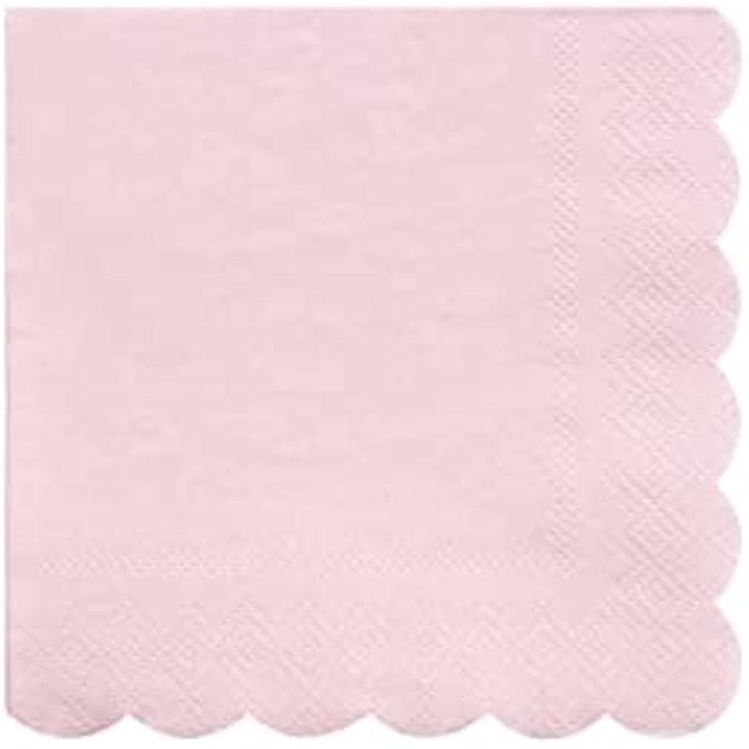 MULTICOLOUR SIMPLY ECO SMALL NAPKINS PACK OF 20ECO-FRIENDLY PASTEL PARTY PAPER NAPKINS WITH SCALLOPED EDGE FOR BIRTHDAY, BABY SHOWER, KIDS, ADULT, PICNIC, TABLE DCOR - Image 4